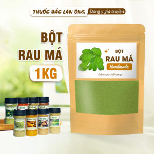 Bột rau má sấy lạnh 1kg nguyên chất thơm mịn bột pha uống detox thanh lọc cơ thể - Lãn Ông