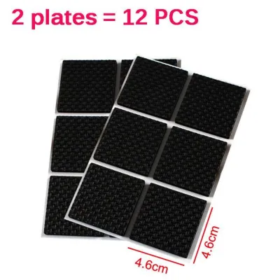 【SALES】 8/16/24pcs/lot Chair Leg Pads Floor Protectors for Furniture Legs Table leg Covers Round Bottom Anti Slip Floor Pads Rubber Feet QNF