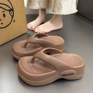 Free Shipping New EVA Material Flip-Flops Fashionable And Comfortable For Women Perfect For Summer Wear With A Thick Sole And Lightweight Design Suitable For Both Indoor And Outdoor Use