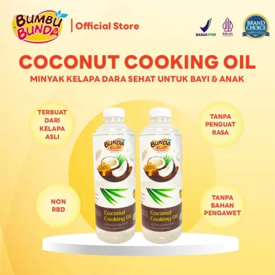 BBE08 BUMBU BUNDA ELIA COCONUT COOKING OIL / MINYAK MPASI / BB BOOSTER MPASI / MINYAK BAYI 500ml ed feb 2027