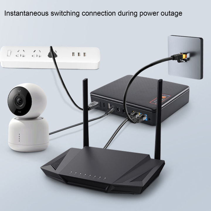 Mini Ups Uninterruptible Power Supply 12000mAh Battery Backup Mini UPS for ...