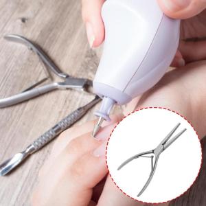 Kìm nhọn thép không gỉ cho tiệm làm móng tay và tự làm sử dụng thiết kế tiện dụng dụng cụ làm móng nghệ thuật cho chuột máy tính tiện lợi