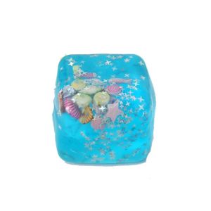 BABYBANG Soft Squishy Blue Ocean Ice Cube Stress Balls Slow Rising Slow Rebound Ocean Squishy Balls Cute Ocean Theme Sensory Fidget Toy Relaxation
