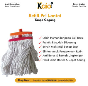 Refill Pel Lantai Bahan Sumbu Menyerap Air