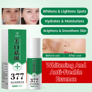 377 Whitening and Brightening Essence Whitening Blemish Serum Anti-Freckle Brighten Complexion Lighten Melanin Serum