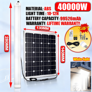 OOKAS Solar Tube Light Outdoor LED Remote Control Auto Sensor IP67 Waterproof High Brightness Solar Panel Solar Light solar lights with solar panel solar light outdoor waterproof ceiling light lights for ceiling