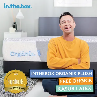 [Bundling] INTHEBOX Organix Plush & Divan Sandaran - Ukuran (90x200 100x200 120x200 140x200 160x200 180x200 200x20)