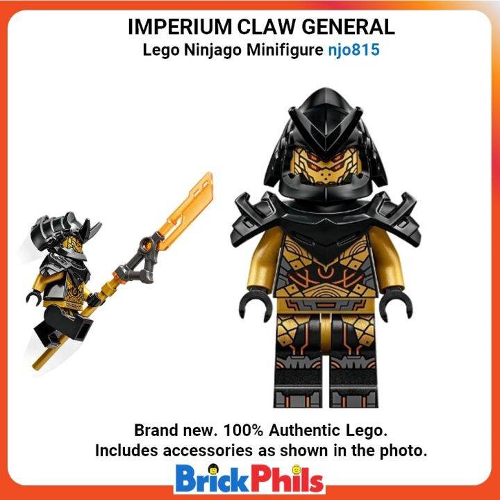 Lego Ninjago Minifigure njo815 Imperium Claw General | Lazada PH