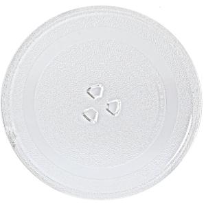 24.5cm Microwave Oven Rotating Glass Tray with Reinforced Y Design High Temperature Safe Dishwasher Safe for Kitchen