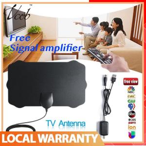 120 Miles TV Antena 1080P Digital HDTV Indoor TV Antenna With Amplifier Signal Booster Radius Surf Fox HD Mini Antennas Aerial