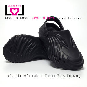 Dép Nam Bít Mũi Đúc Liền Khối Siêu Nhẹ Hù Kiệt - Hàng Chính Hãng - K3391