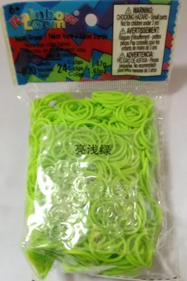Rainbow Loom Bands Refill ( Neon Green Opaque )