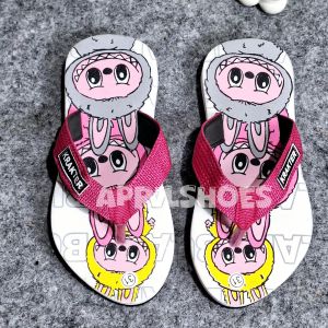 SANDAL ANAK WEDGES LABUBU BUNGKUS TINGGI 3 CM SENDAL WEDGES ANAK PEREMPUAN LABUBU 26-35