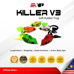 EXP Dominnow V2 Soft Rubber Frog Expert For Snakehead Hunter For  Haruan/Toman/Bujuk Umpan Casting Katak Tiruan Soft Frog Fishing Lure Soft  Frog Penang, KL, Malaysia Supplier, Manufacturer, Wholesaler, Distributor,  Specialist