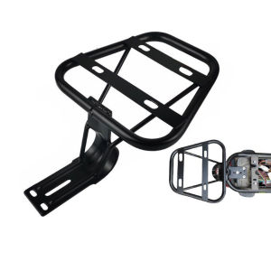 Universal Ebike Truck Bracket Motorcycle Electric Bike Tailbox Bracket Heavy Duty Bicycle Backrest Modified Storage Rack