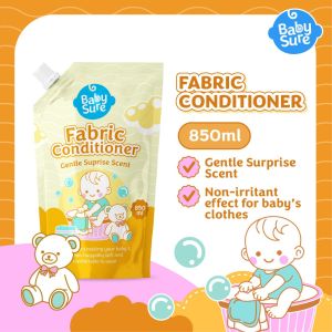 BABY SURE FABRIC CONDITIONER- GENTLE SURPRISE MILD & BABY-SAFE 850ML