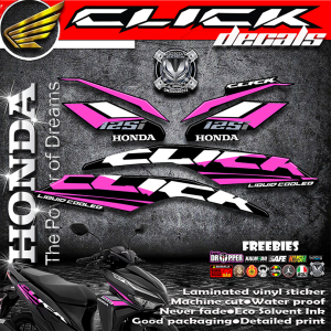 Honda Click 125i V2 stock decals sticker for Game Changer version 2 motorcycle parts and accessories