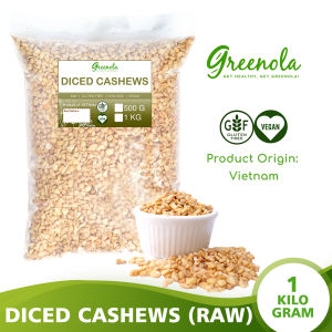 Greenola Raw Diced Cashews 1kg Bulk