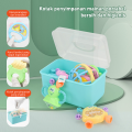 BEVAVAR Mainan gigitan teether bayi set/rattle stick mainan/kerincingan bayi. 
