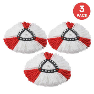 FLUTE ปั่น 360 หมุน เติมเงิน สำหรับ Vileda EasyWring O-Cedar ทำความสะอาด พื้น ของใช้ในบ้าน หัวม็อบ ผ้าถูพื้น เครื่องมือทำความสะอาด