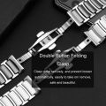 Dây đeo bằng gốm cho Apple Watch Ultra 2 1 49mm iWatch series 10 9 8 7 6 5 4 3 2 se Dây đeo 46mm 42mm 41mm 45mm 44mm 40mm 38mm Dây Đeo Inox Dây đeo thay thế. 