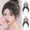 FA Fetal Hair Bang 3D Air Bangs Synthetic Fake Bangs Forehead Hairline Wig Baby Hair Bang Fringe Top Hair Bangs Women. 
