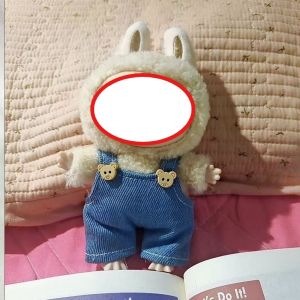 （Super Fan） Labubu Plush Clothing Set Cotton DIY Plush Clothing Mini Size 15cm Doll Clothes Only