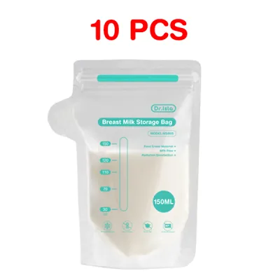 Dr.isla Milk Storage Container Breastmilk Bag Leak Proof 150ML BPA Free 10PCS MSB05