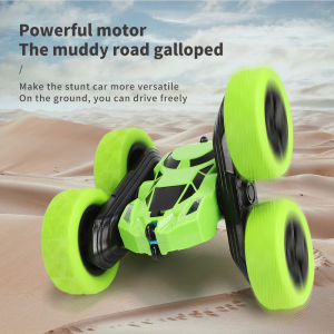 RC Car 360 Stunt 6 years and above Climbing Rock Crawler Monster High Speed Road Remote Control Tumbling Dumps Trucks Four-channel Drift