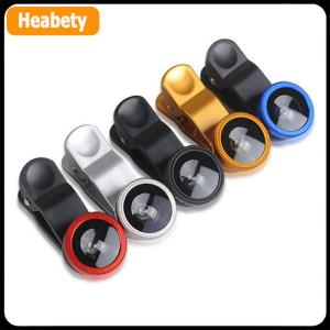 【2-3 ngày giao hàng】 3in1 điện thoại ống kính chung máy ảnh cho điện thoại thông minh góc rộng Fisheye ống kính và clip Macro Máy Ảnh Bộ cho phổ điện thoại di động