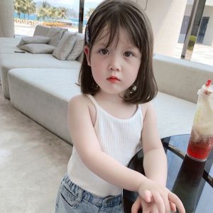 [Hoàn Tiền 6%] Lyvyshop - (Hàng chính phẩm) Áo dây thun gân cotton 4 chiều siêu dễ thương cho bé từ 08-24kg (giá 01 áo)