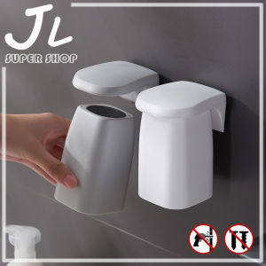 Magnetic Mouthwash Cup Wall-mounted Toothbrush Holder Rack