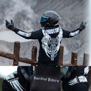 Hoodie Sweater Sayap Guardian Putih Prostreet Premium Jaket Sweater Hoodie Prostreet Guardian rider Jaket Cowok Terbaru 2023 / Jaket Inside V3 Prostreet Terbaru 2023 Keren Gaya