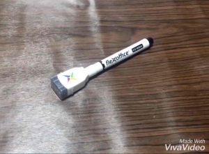 Flex Office Whiteboard Marker With Eraser Black