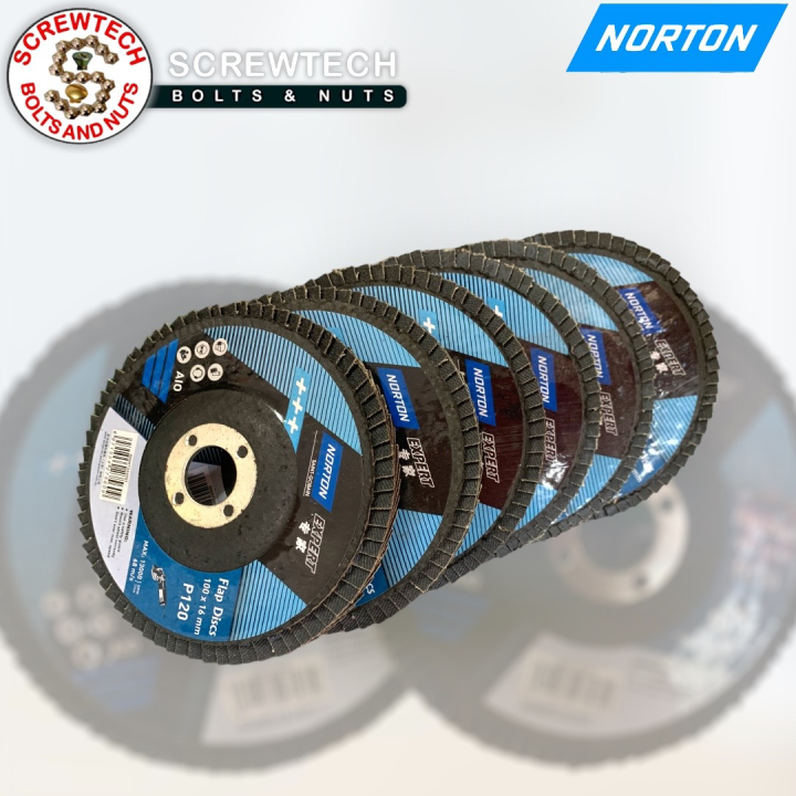 NORTON FLAP DISC 4 120 Pack of 10 Lazada PH