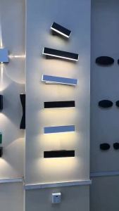 SXH Rotatable wall lamp minimalist design LED Living room hallway bedroom villa bedside lamp hotel staircase long-shaped indoor wall lamp