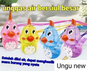 COMPLETE PELUIT AIR peluit burung terapi bicara anak mainan anak P040