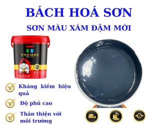 Sơn Chậu Cảnh Màu Xám Đậm 38