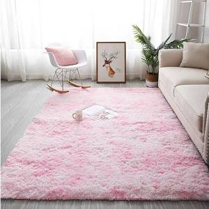 Fur Furry Carpets LIiving Room Bedroom Floor Mat Fluffy Room Mat Soft Carpet Fluffy Rug Door Mat彩色防滑毛茸茸地毯地垫