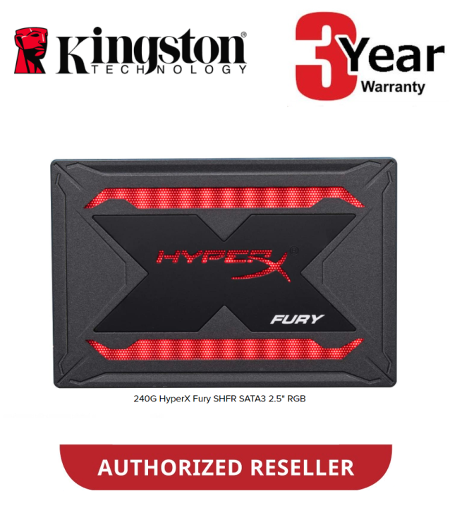 Kingston HyperX Fury RGB SSD 240GB SATA 3 2.5