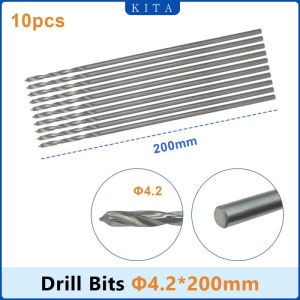 ดอกสว่านกระดูก KITA-ศัลยกรรมกระดูก สแตนเลส ยาว 200 มม. เครื่องมือสัตวแพทย์