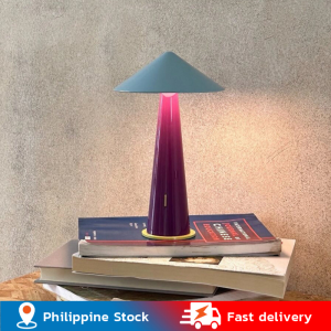 💥Dream Best🔥 Mushroom Lamp Small Bedside Light Soft Glow Flicker Free Stepless Dimming Rechargeable Nightstand Lamp Desk Decoration 5W