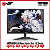 YGT SLIM FHD 27 inch Monitor Desktop Game Display With AC Power Card and HDMI Cable Included