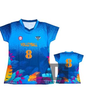 Atasan jersey bola voli wanita 0548 Fullprinting sublimation size M L XL XXL