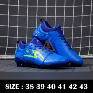 MEGA - SEPATU BOLA PRIA SPEC INFINITY BIRU SEMI BOOT HIGH SEPATU OLAHRAGA SEPAK BOLA MURAH TERBARU