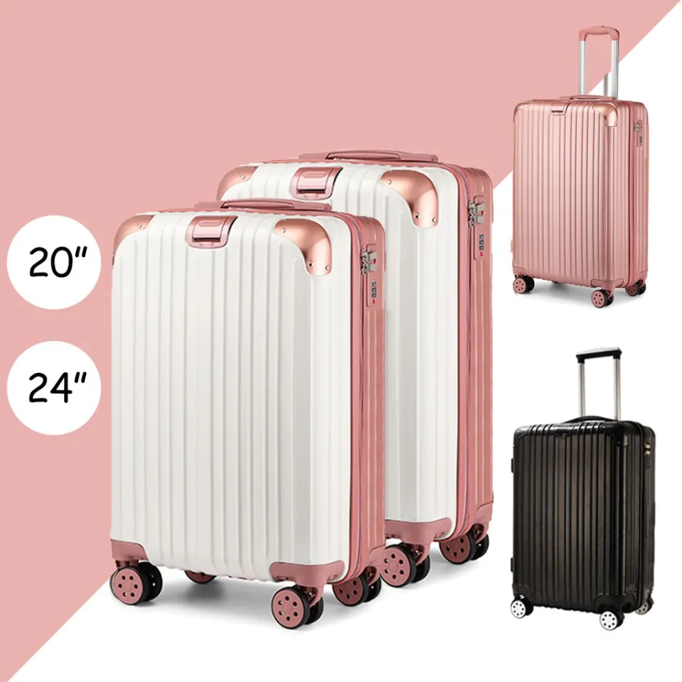 CHARLES X 20/24 Inch Travel Case Lightweight Suitcase Carry On Hand Luggage  Lightweight Wheels 360 Degree Swivel Ultra Quiet Wheels Waterproof