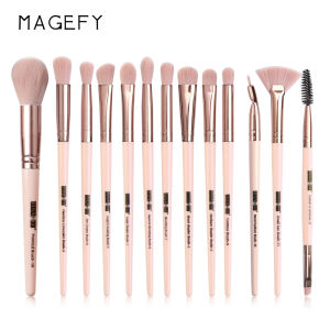 MAGEFY 13Pcs/Set Make Up Brush Set Powder Blush Highlight Eye Makeup Bursh Set