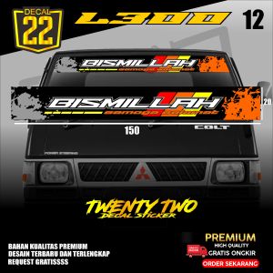 Stiker Kaca Depan Grandmax | Carry | Semua Mobil Pick Up TTD 12