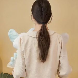 Mn♢⚡Vận chuyển nhanh mới⚡ Thông Minh Ngọt Ngào Cáo Đỏ Sang Trọng Búp Bê Mềm Mại Ấm Áp Sang Trọng Màu Xanh Chín Đuôi Cáo Ngủ Đồng Hành Trang Trí Bàn Làm Việ