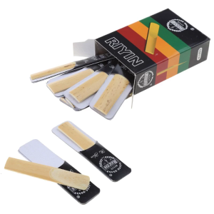 10pcs Bb Tone Clarinet Reed 1.5/2.0/2.5/3.0/3.5/4.0 Strength Traditional Reeds with Thinner Reed Tip & Unfiled Cut